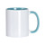 Made 4 You, Personalized Ceramic Coffee Mug, Ocean Blue Inner Color, 11 Oz.