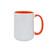 Made 4 You, Personalized Ceramic Coffee Mug, Orange Inner Color, 15 Oz.