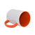 Made 4 You, Personalized Ceramic Coffee Mug, Orange Inner Color, 15 Oz.