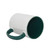 Made 4 You, Personalized Ceramic Coffee Mug, Green Inner Color, 15 Oz.