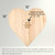 Made4You, Heart Shaped Cutting Board, Maple, Small, 12" x 12" x ¾"