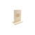 Square QR Code Stand with Square Base, Baltic Birch Plywood, Small, 4" x 6" x 1/2"