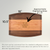 Made4You, Arched Cutting Board, Walnut and Cherry, Small, 9" x 12" x ¾"