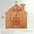 Made4You, House Shaped Cutting Board, Cherry, Medium, 13" x 14" x ¾"