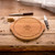 Made4You, Round Cutting Board with Handles and Juice Groove, Cherry, Small, 12" x ¾"