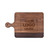 Made4You, Cutting Board with Rounded Handle, Walnut, Medium, 10 ½" x 16" x ¾"