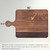 Made4You, Cutting Board with Rounded Handle, Walnut, Medium, 10 ½" x 16" x ¾"