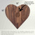Made4You, Heart Shaped Cutting Board, Walnut, Small, 12" x 12" x ¾"