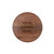 Made4You, Round Cutting Board with Rounded Edges, Walnut, Medium, 15" x ¾"