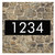 Made4You, House Number Sign, Black Granite, 12" x 4"