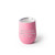Made4You, Pink Stainless Steel Stemless Wine Glass with a Logo, 12 Oz.