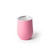 Made4You, Pink Stainless Steel Stemless Wine Glass with a Logo, 12 Oz.