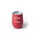 Made4You, Stainless Steel Stemless Wine Glass, Red, 12 Oz.