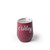 Made4You, Stainless Steel Stemless Wine Glass, Burgundy, 12 Oz.