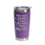 'The More People I Meet, The More I Love My Cat', Stainless Steel Tumbler, 20 Oz., Choose Your Color, Made4You
