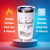'Stay Pawsitive', Stainless Steel Tumbler, 20 Oz., Choose Your Color, Made4You