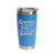 'Grandpa's The Name, Fun Is The Game', Stainless Steel Tumbler, 20 Oz., Choose Your Color, Made4You