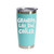 'Grandpa Like Dad, But Cooler', Stainless Steel Tumbler, 20 Oz., Choose Your Color, Made4You