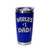'World's #1 Dad!', Stainless Steel Tumbler, 20 Oz., Choose Your Color, Made4You