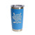 'Proud Hockey Mom', Stainless Steel Tumbler, 20 Oz., Choose Your Color, Made4You