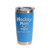 'Hockey Mom, Don't Puck With Me', Stainless Steel Tumbler, 20 Oz., Choose Your Color, Made4You