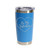 'Be My Valentine', Stainless Steel Tumbler, 20 Oz., Choose Your Color, Made4You