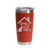 'Home Is Where The Cat Is', Stainless Steel Tumbler, 20 Oz., Choose Your Color, Made4You