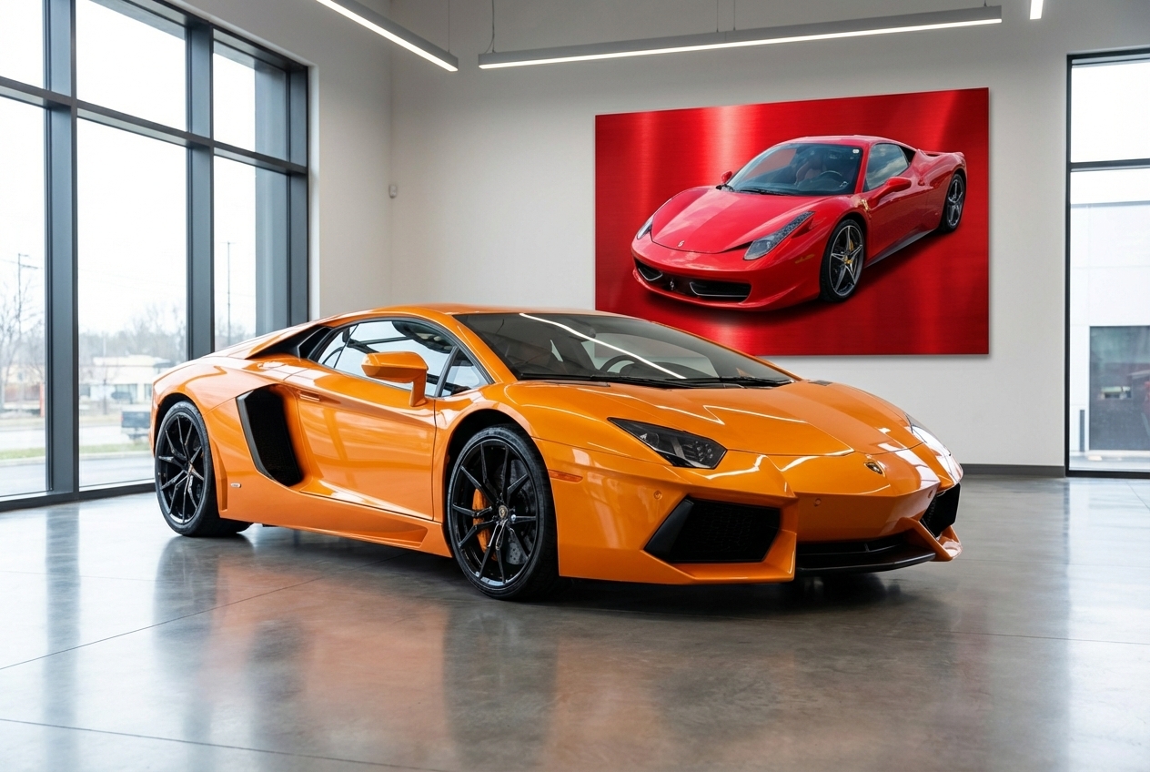 Luxury and Exotic Vehicle Displays