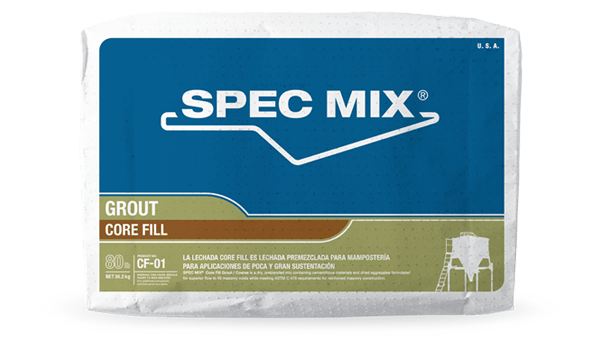 Spec Mix Fine Core Grout 80lb Bag