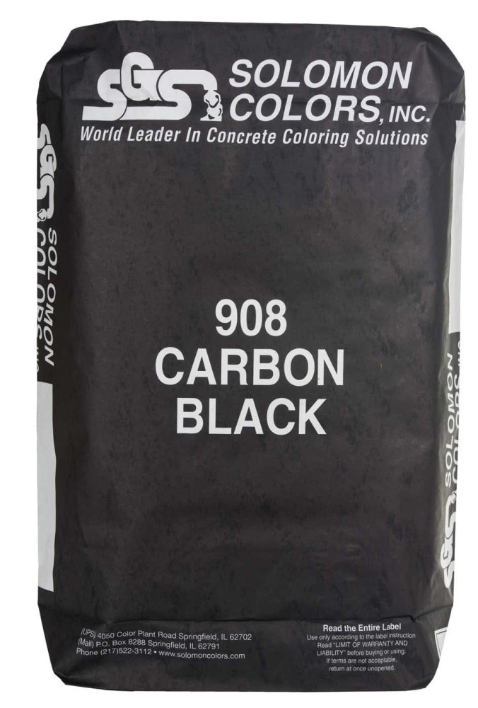 Solomon Color – 25lb 908 Ultra Black Concrete Pigment Bag