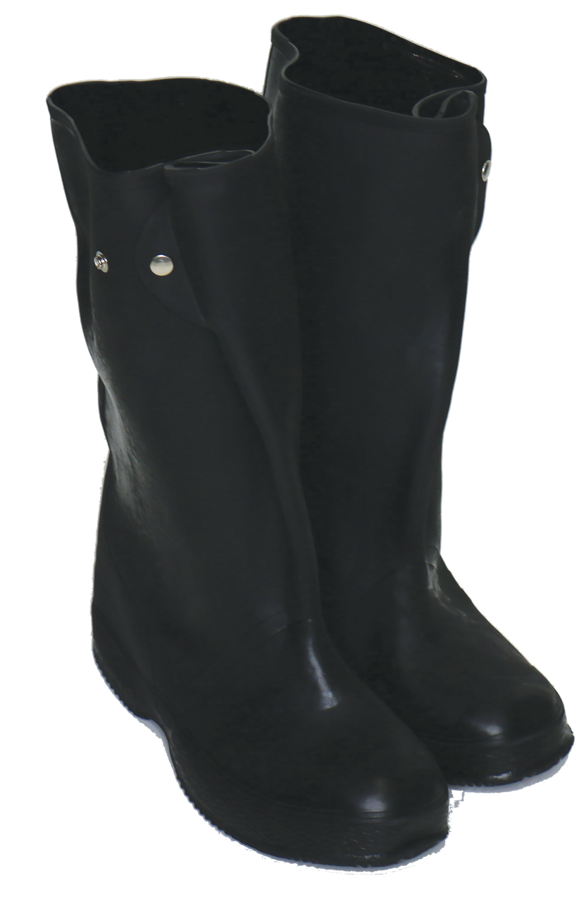 16in Black Concrete Boot Over-Shoe