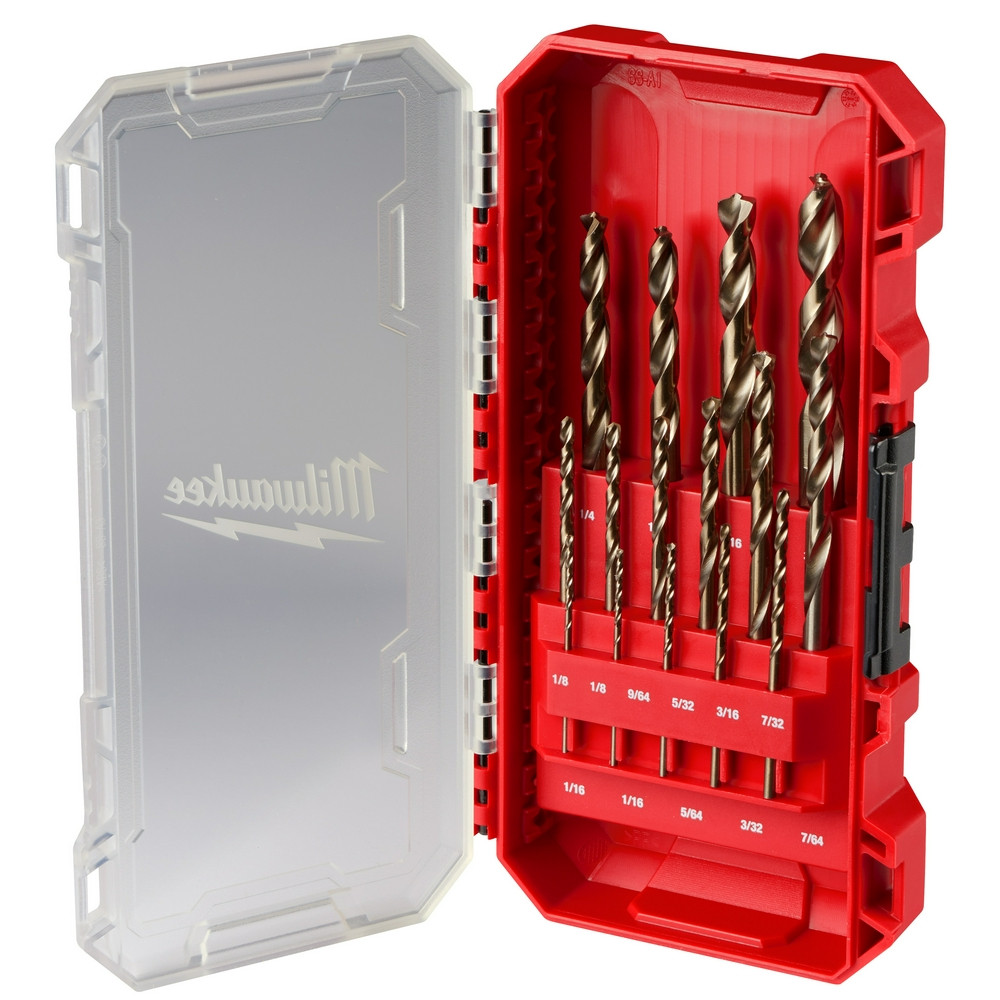 レッドリボルト　15P 15-Piece RED HELIX Cobalt Drill Bit Set