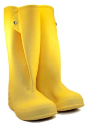16in Yellow Concrete Overboot