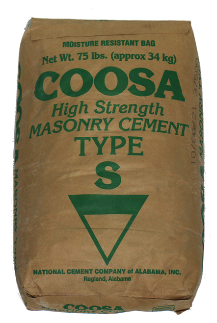Coosa Type S Mortar Mix 75lb Bag(TYPE S MORTAR)