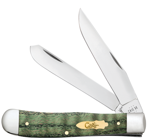 Trapper Kelly Green Curly Oak Brass Stainless Trapper Kelly Green Curly Oak Brass Stainless