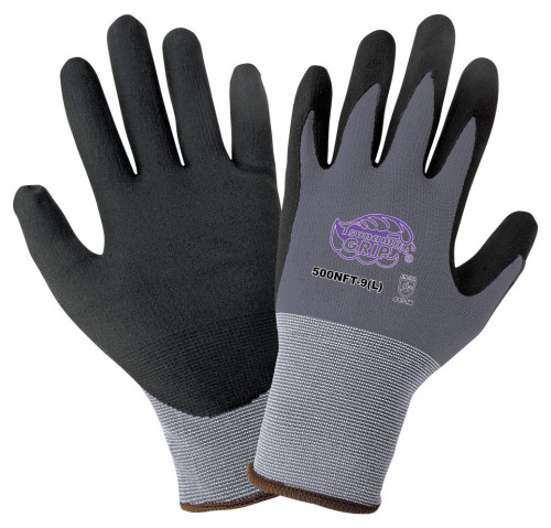 Tsunami Nitrile Coated Black Gloves