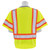 ERB DOT Lime Class 3 Safety Vest