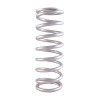 QA1 3-4/5in ID Tapered High Travel Pigtail Spring - 9in Length x 650lbs/in - Silver Powder Coated - 9HTSP650 Photo - Primary