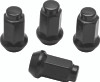 QuadBoss Lug Nuts 10x1.25 - 14mm-Od - Black - Box of 4 - 608930 Photo - Primary