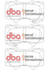 DBA fits  2015 Toyota Tacoma XP650 Front Brake Pads - DB1482XP Photo - out of package