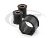 Prothane 98-05 Mazda Miata Steering Rack Bushings - Black - 12-701-BL User 1