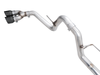 AWE 0FG  fits 21+ Ford F150 Dual Side Exit Cat-Back Exhaust - 4.5in Diamond Black Tips - 3015-23059 Photo - out of package