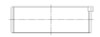ACL fits Acura/Honda K20A3 / 98+ Honda F23A Standard Size High Performance w/ Extra Oil Clearance Rod Bea - 4B1906HX-STD Technical Drawing