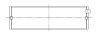 ACL fits Nissan VG30DETT 3.0L-V6 0.025 Oversized High Performance Main Bearing Set - 4M2737H-.025 Technical Drawing