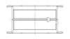 ACL fits Chevrolet V8 400 Race Series Standard Size Main Bearing Set - 5M1038H-STD Technical Drawing