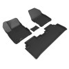 3D MAXpider 2022 Kia EV6 Kagu 1st & 2nd Row Floormat - Black - L1KA07101509 Photo - Primary
