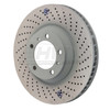 SHW 07-13 Porsche 911 Turbo 3.8L w/o Ceramic Brakes Right Front Drilled-Dimpled MB Brake Rotor - PFR31004 Photo - Primary