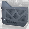 DV8 Offroad HDJL-01R Rear Half-Door Set with Aluminum Mesh, For Jeep JL & JT NEW Photo - Primary