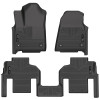Husky Liners 2022 Jeep Wagoneer (2nd Row Bucket) Weatherbeater Black Front & 2nd Seat Floor Liners - 99061 Photo - Primary