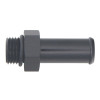 DeatschWerks 6AN ORB Male to 1/2in Male Barb Fitting (Incl O-Ring) - Anodized Matte Black - 6-02-0503-B Photo - Primary